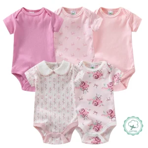 5pcs Set Onsies, Baby Girl, S/S