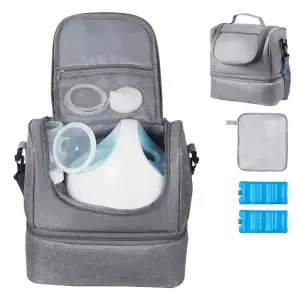 Portable Breast Pump Bag, Ice Pack