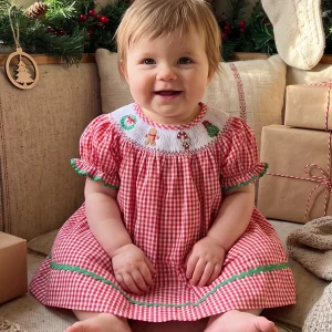 Christmas Elegant Plaid Dress